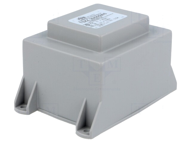 Transformator: ingegoten; 30VA; 230VAC; 12V; 2,5A; PCB; IP00 Transformator: ingegoten; 30VA; 230VAC; 12V; 2,5A; PCB; IP00